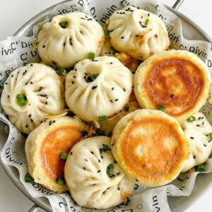 pan-fried pork buns